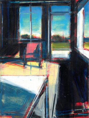 Evening Light at Seaview (Pink Chair)